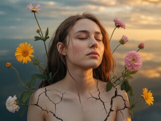 Healing Through Nature &ndash; Concept of Growth from Pain and Vulnerability 