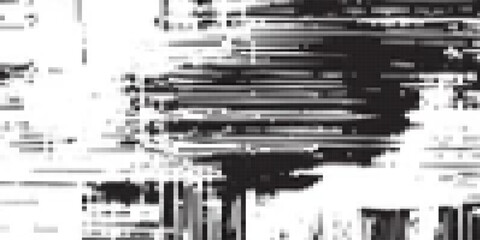 Fototapeta premium Abstract glitch effect background. digital art. pixel glitch texture. Data visualization concept. digital distortion and noise effect. banner or poster. Vector Illustration.