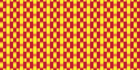 Obraz premium Seamless Red And Yellow Colorful Checkerboard Pattern Background