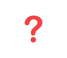red question mark icon transparent background