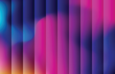 Dark Vertical Glass Grooves with Blurred Gradient and Subtle Haze, Modern Elegant Cover Template