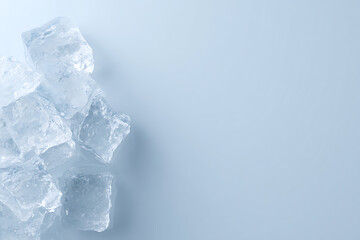 Obraz premium winter wonderland, sleek premium look with minimal icy texture and soft lighting, ideal for the winter season