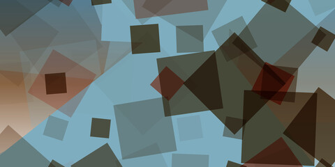 Fototapeta premium Abstract Geometric Pattern with Overlapping Shapes
