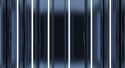 Blurry abstract background with vertical black and white stripes on a dark blue gradient