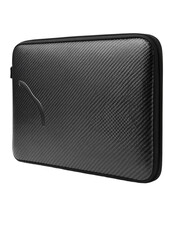 Fototapeta premium Premium Carbon Fiber Laptop Sleeve with Minimalist Design and Black Zipper