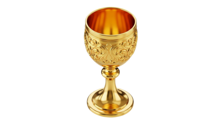 Exquisite Golden Chalice Goblet Ornate Filigree Luxury Royalty Treasure Wealth Ancient Historical Artifact Success