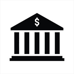 A vector icon featuring a vertical stack of coins with a dollar symbol, representing savings, wealth, or capital © EchoDesign