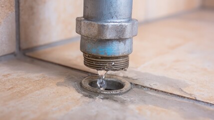 Plumbing repair of a burst pipe