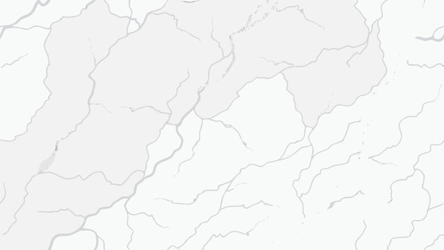 Complex network of thin grey lines on pale white background, intricate natural branches or river system abstract art, detailed organic structure, minimalist graphic backdrop