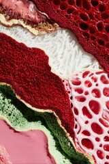 Abstract background with intricate segmented shapes, reminiscent of mosaic