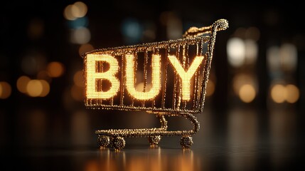 Futuristic virtual store purchase interface concept