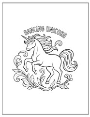 Easy & Fun Unicorn Coloring Pages