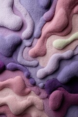 A textured surface made of soft colors.