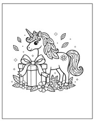 Magical Unicorn Coloring Pages for Kids