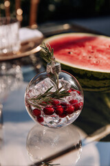 Beautifully presented cocktail for mixology poster creating a refreshing look.