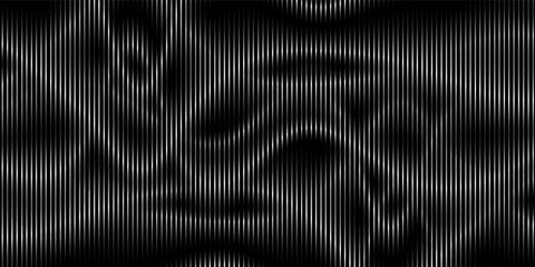 Dark grey green ribbed glass. Vector ribbed glass texture background. Mesh gradient. acrylic ribbed bath surface. Reeded glass background semitransparent overlay. Bath wall window