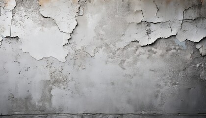 Obraz premium light gray textured concrete wall with peeling and distressed details grunge background texture with copy space industrial aesthetic perfect for backgrounds urban designs and artistic projects