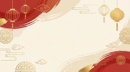 Celebrating lunar new year traditions asian decor background design festive environment artistic viewpoint cultural significance and celebration