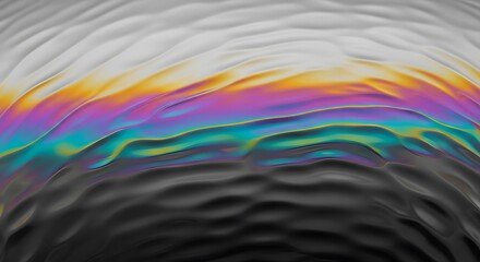Vibrant thin film ripple texture abstract background