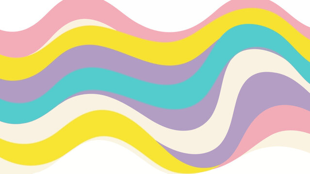Vibrant Wavy Pattern Vector Illustration for Creative Designs