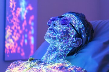 Unique light therapy session enhances relaxation and rejuvenation at wellness center