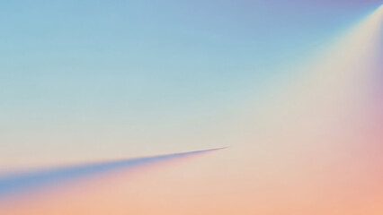 A soft gradient sky with pastel colors creating a serene ambiance at dusk.