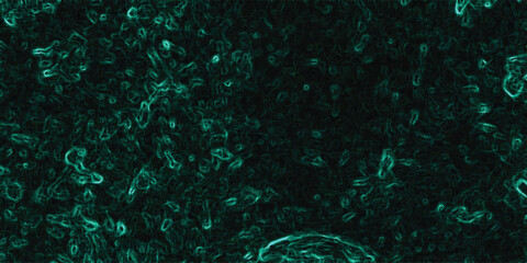 Teal Green Abstract Organic Texture with Scattered Circular Forms and Textured Surface background