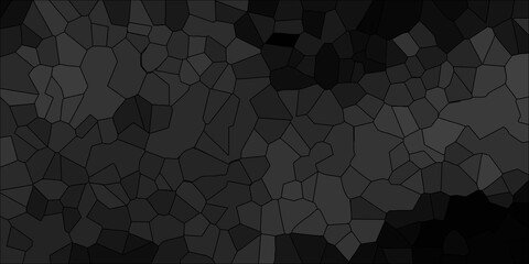 Dark Grey Abstract Geometric Mosaic with Polygonal Shapes and Subtle Gradations of Tone and Shadow background