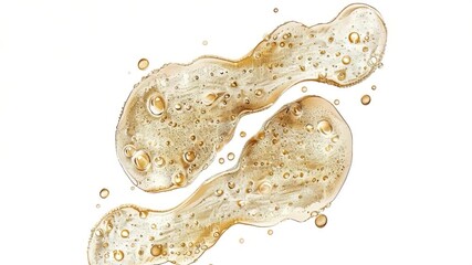 Video Two servings of food on a white background