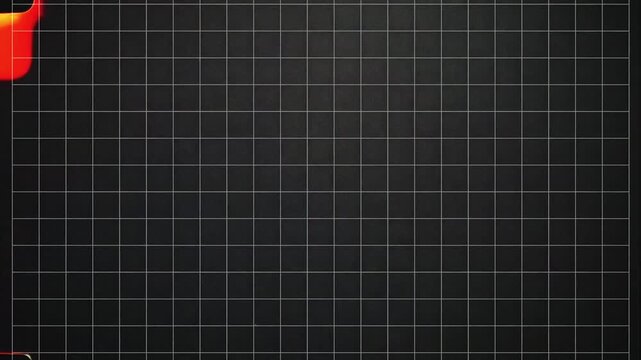 Laser cutting machine engraving a grid