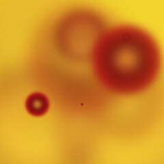 Abstract Warm Colors with Circular Blurs