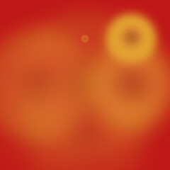Warm Abstract Glow on Red Background