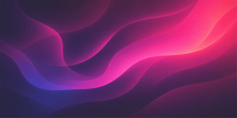 Fototapeta premium Abstract pink and purple background featuring soft flowing waves of silk and satin texture with smooth blue curves in a liquid motion design illustration