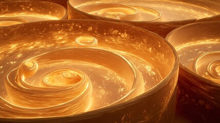 A glass of golden honey beside a clear glass of beer on a white background