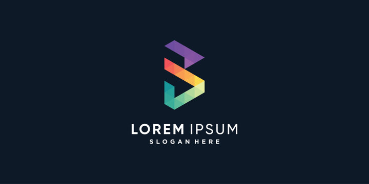 Letter B logo collection with modern style Premium Vector part 3