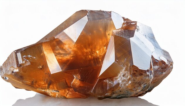 Corundum Is A Crystalline Rock Transparent Material Forming Mineral Isolated On Transparent Background