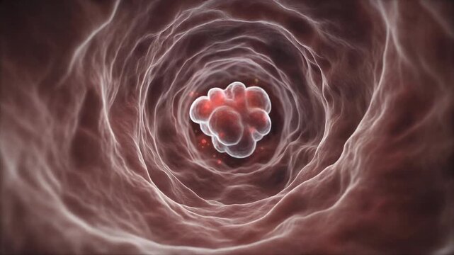 Medical Visualization: Animated Human Osteoclast Cell