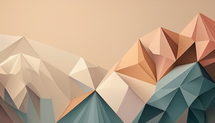 minimalist modern minimal geometric background with subtle polygonal shapes in neutral colors modern theme calming clean design backdrop