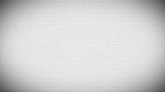 CRT scan lines VHS noise seamless loop animation with vignette effect on white background. 4K animated noise overlay for CRT effects, retro video editing, old film texture, and vintage motion graphic.