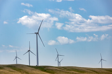 Wind farm along HWY 2 in Monatana