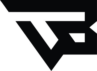 Letter VB minimalist logo
