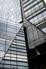 Architectural detail of an office block, Barangaroo, Sydney, NSW, Australia