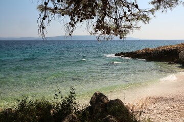 Croatia, Rabac, Roadtrip 2022, Beautiful landscape, stone beach