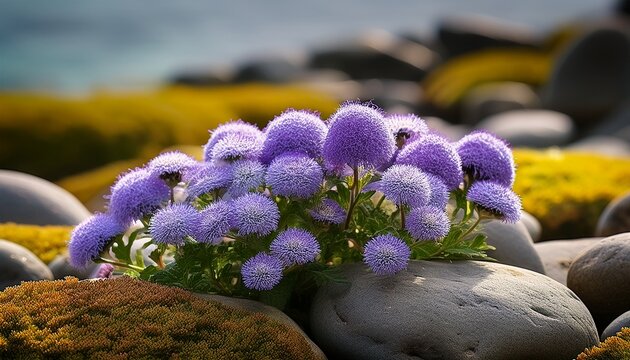 Ageratum In Stones