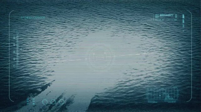 Boat Is Blown Up At Sea Military HUD View