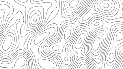  White topographic map patterns, geographic line World map with elevation assignments. Vector illustration. wave Line topography map contour background. © Wahid photos