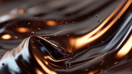 Video Close up shot of a liquid wave, great for use in science or educational projects