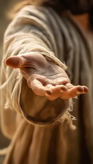 Hand of Jesus Christ Reaching Out