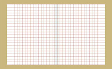 Graph paper. Printable lined and squared grid paper with color lines. Geometric background for school, textures, notebook, diary. Copy space blank.