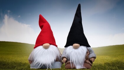 Two Cheerful Gnomes